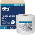 Tork Wiper, Roll, Refill, White TRK430304